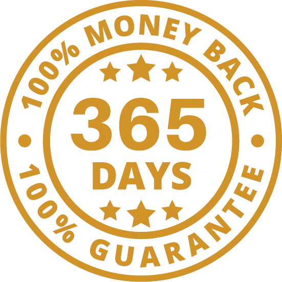 365 day money back guarantee